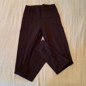 NWOT Aerie Fleece-Lined Leggings with Pockets
